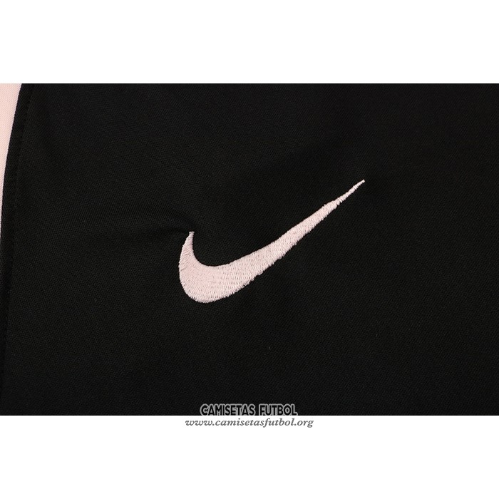Chandal del Paris Saint-Germain Manga Corta 2021/2022 Negro y Rosa
